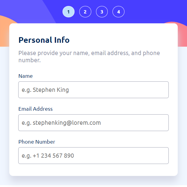 Multi-step Form